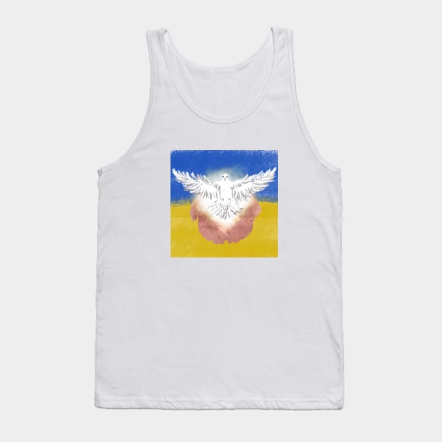 Support Ukraine Tank Top by Nastya Li